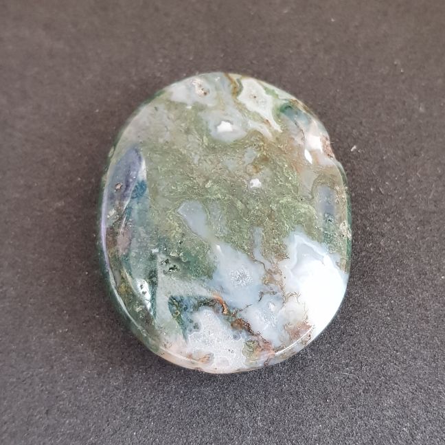 Pocket Palm Stone - Moss Agate Pocket Palm Stone - Moss Agate